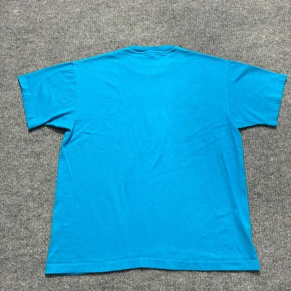 Hawaii The Big Island Dolphin T-Shirt Mens Size XL Blue Pre Shrunk Short Sleeve - Picture 7 of 8